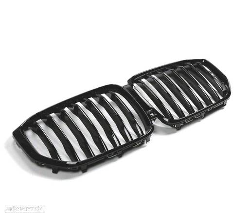 GRELHA FRONTAL PARA BMW X5 G05 18- LOOK M PERFORMANCE PRETO BRILHANTE - 3