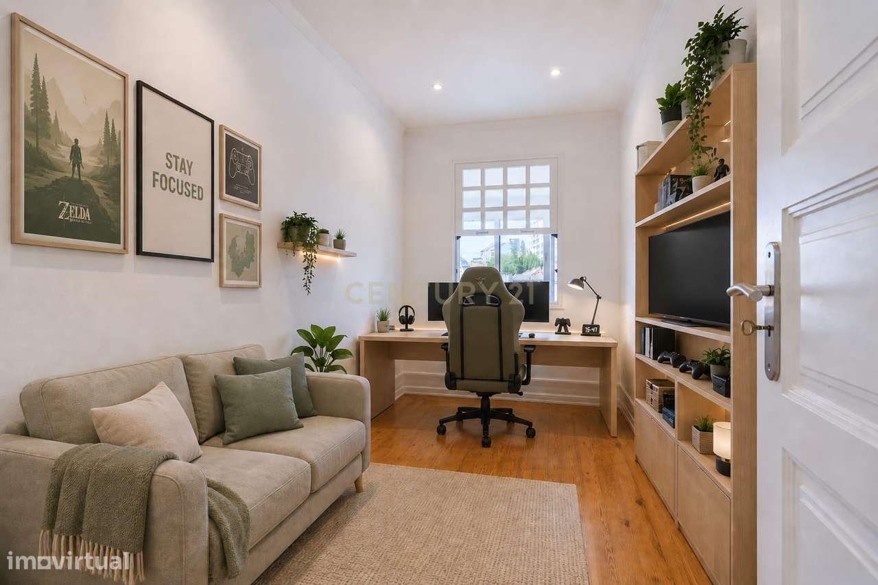 Penthouse com terraço de 28m2 junto ao metro no Rato-17