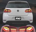 FAROLINS FULL LED GOLF 6 LIGHT BAR OLED VERMELHO ESCURO - 4