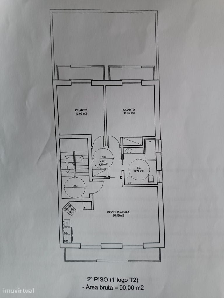 Excelente lote de terreno para 3 frações