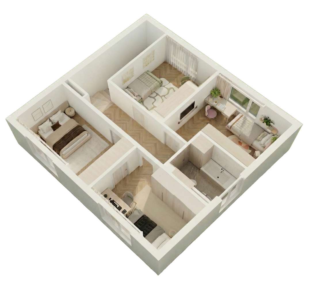 Idealny Dom 105m² 2 pięta 5 pokoi z własną działką w otoczeniu natury-5