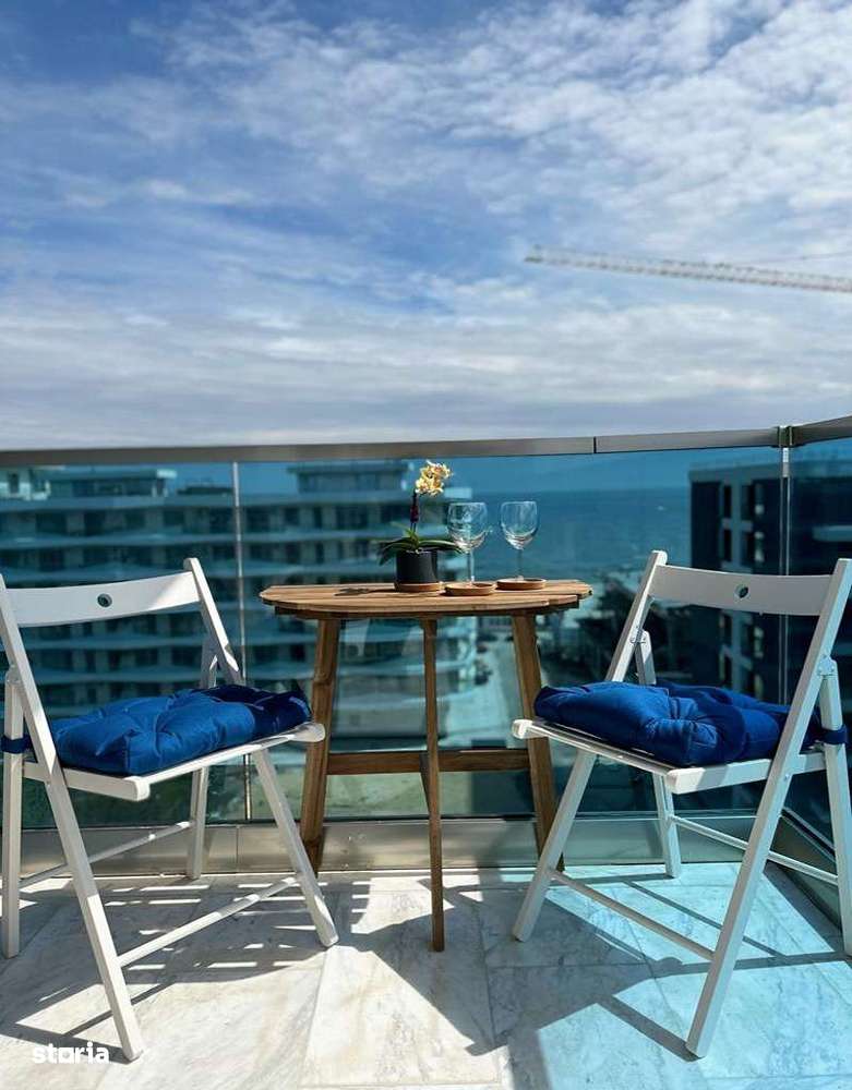 Mamaia Nord Promenada Apartament 2 camere cu vedere la mare si parcare-12