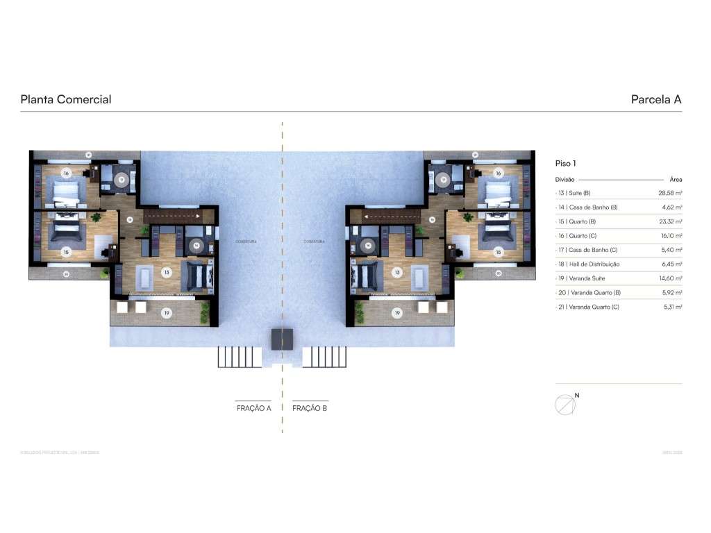 Parcela A | Terreno com projeto para Moradias T5-6