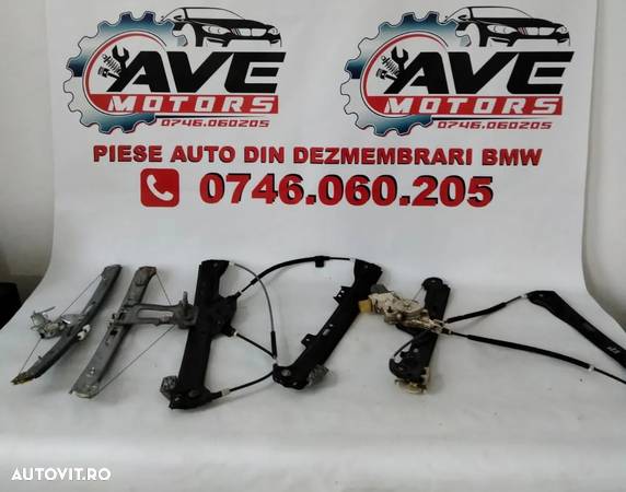 Macara macarale BMW Seria 1 2 3 4 5 6 7 X1 X3 X5 X6 E39 E46 E53 E60 E61 E63 E65 E81 E83 E87 E90 E91 E92 E93 F01 F02 F06 F07 F10 F11 F12 F13 F20 F25 F32 F33 F36 F82 F83 G30 G31 dar si alte modele - 2