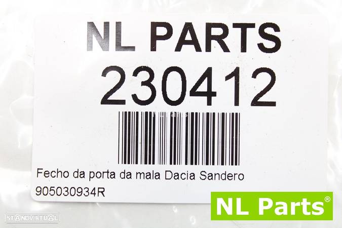 Fecho da porta da mala Dacia Sandero 905030934R - 6