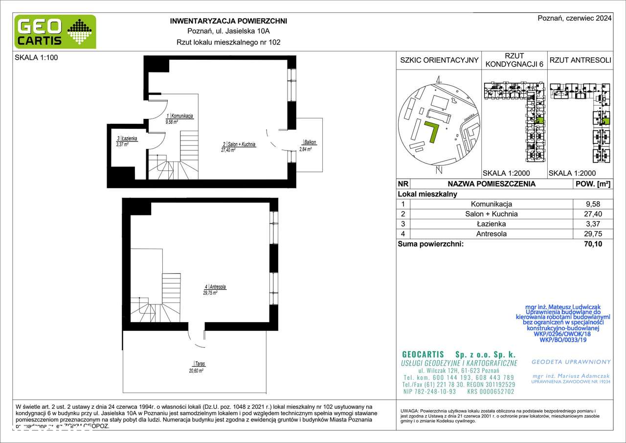 2-pokojowe mieszkanie 70m2 + taras Bez Pośredników - Pełny obrazek: 2/9