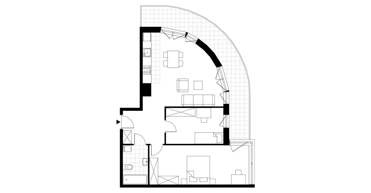 3-pokojowe mieszkanie 66m2 + balkon Bez Prowizji - Pełny obrazek: 3/8