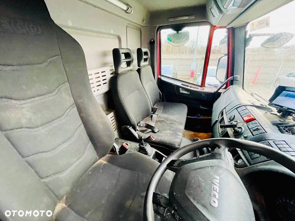 Iveco Eurocargo 180E25 // 4x2 // skrzynia + HDS żuraw HIAB dzwig - 18