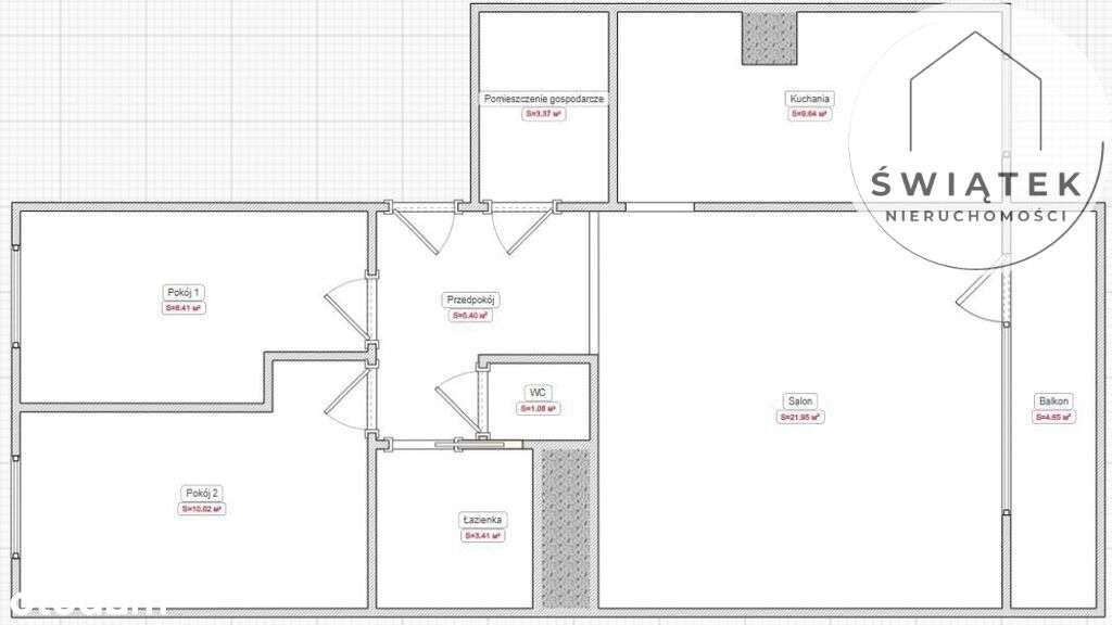 3 pokoje | Balkon | Zielone otoczenie |Na Skarpie-16