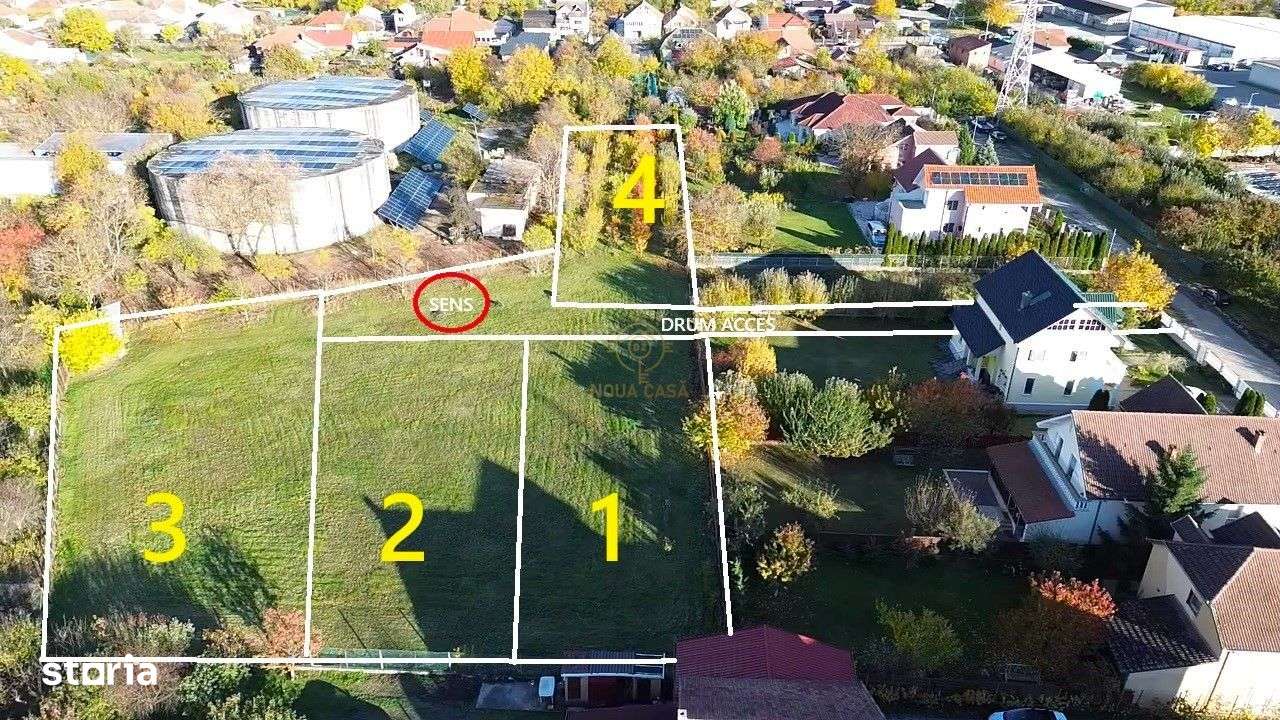 De Vanzare Parcele de Teren Intravilan -Strada Platanului/Careiului SM-1