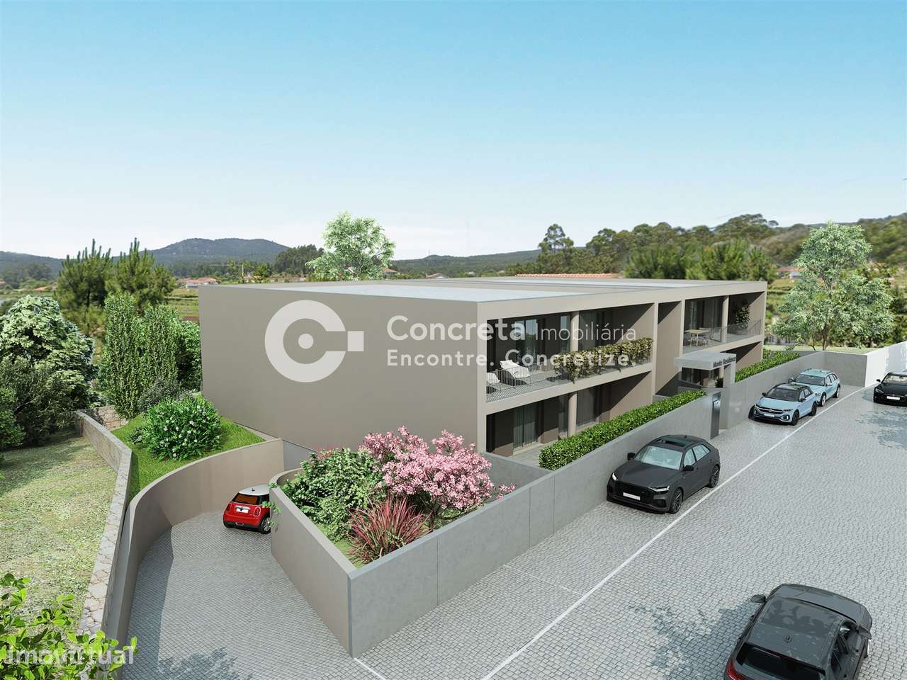 Apartamento T2 novo com logradouro em Vilar do Monte, Barcelos - Grande imagem: 4/8