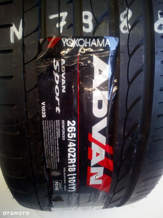 Opona 265/40/18 Yokohama Advan Sport (N7988) - 2