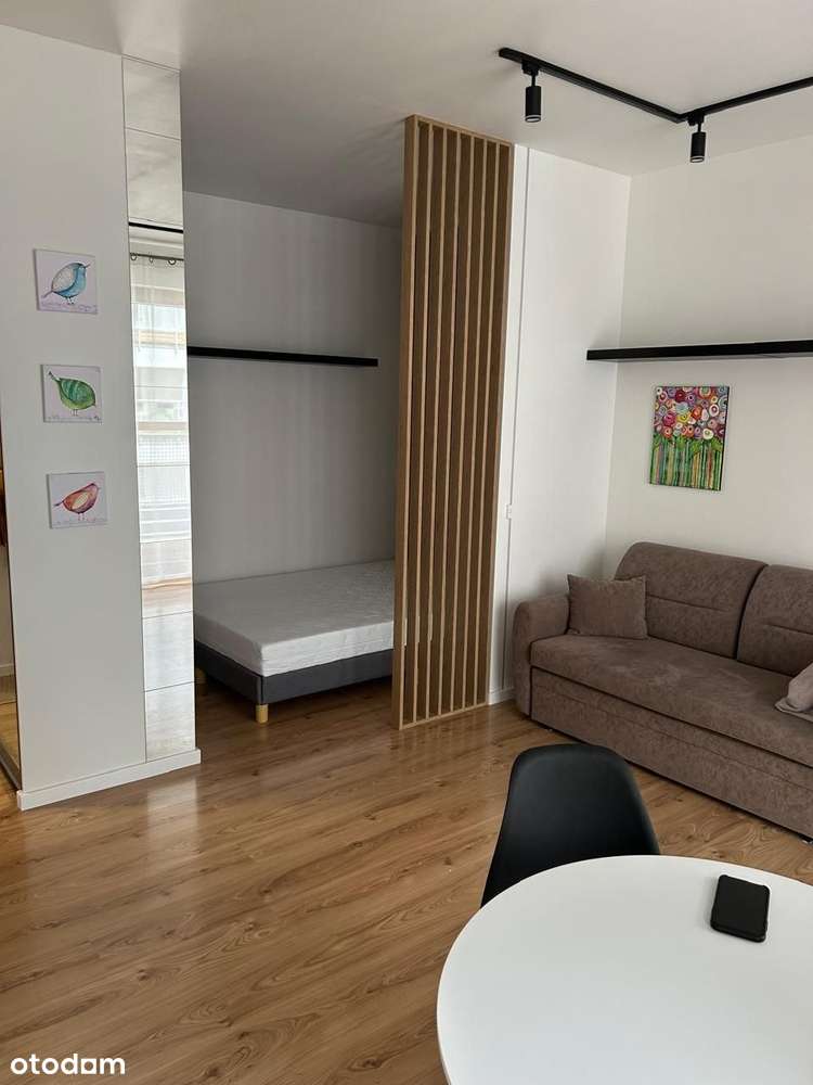 Przytulna kawalerka  z wydzieloną sypialnią , balkon 10m, ul. Chełmska - Widok 3