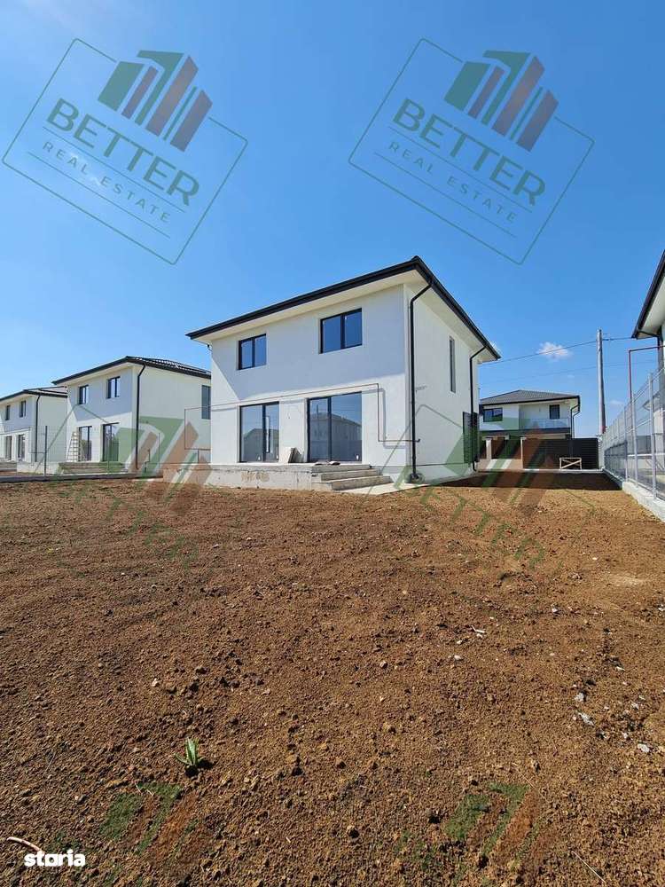 Casă modernă nouă de vânzare în Comuna Berceni – 5 camere, teren 400mp - Imagine principală: 2/16
