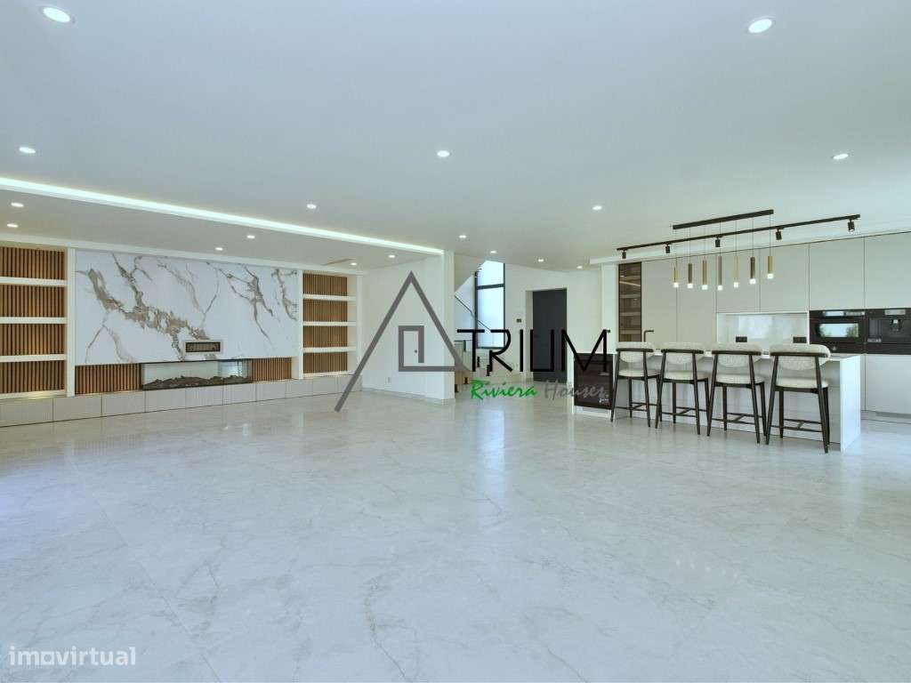 Moradia Contemporânea de Luxo com Piscina Aquecida, Jardim e Cave M...-15