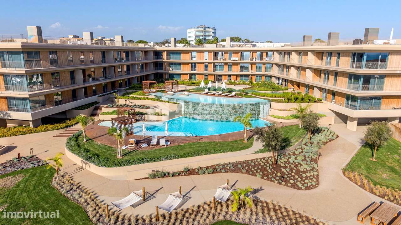 Luxuoso apartamento T2 novo em frente à Praia de Quarteira, Algarve-25