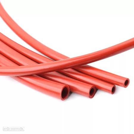 Tubo de Vácuo Silicone - 3mm Vermelho - 1