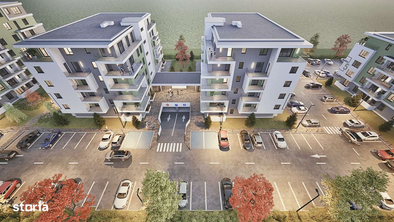 Apartament 3 camere, complex privat cu spatii verzi-15