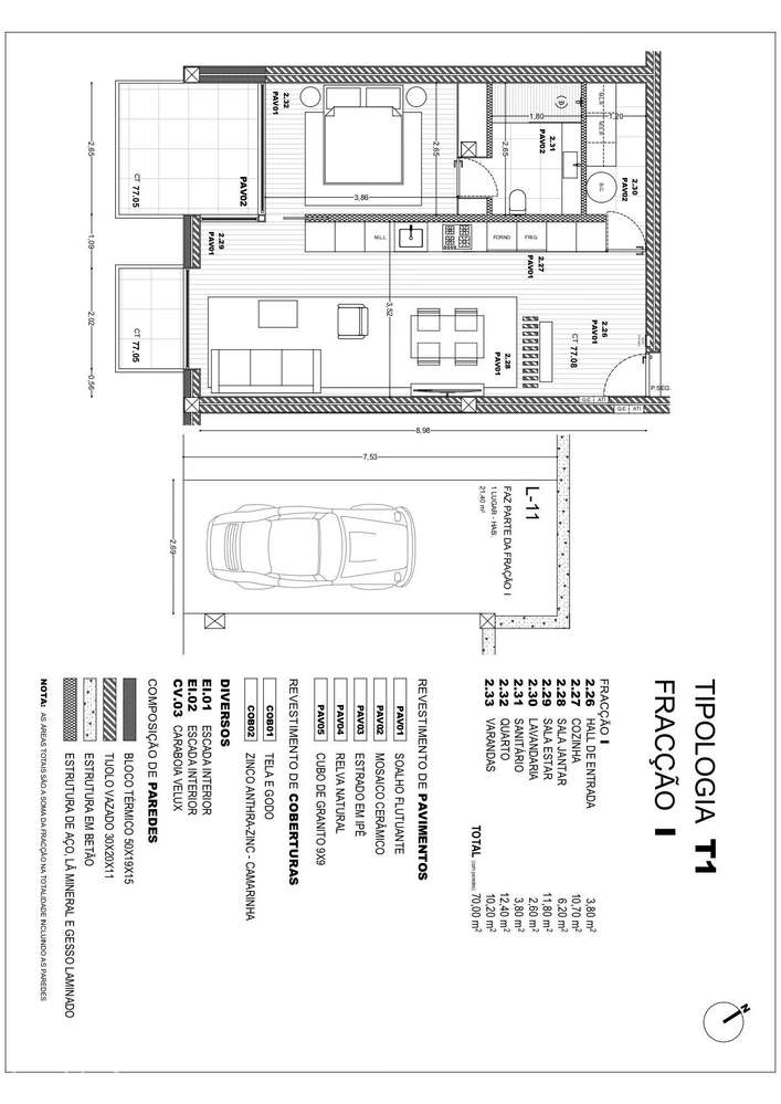 Fantástico T1 com duas casas de banho.-11