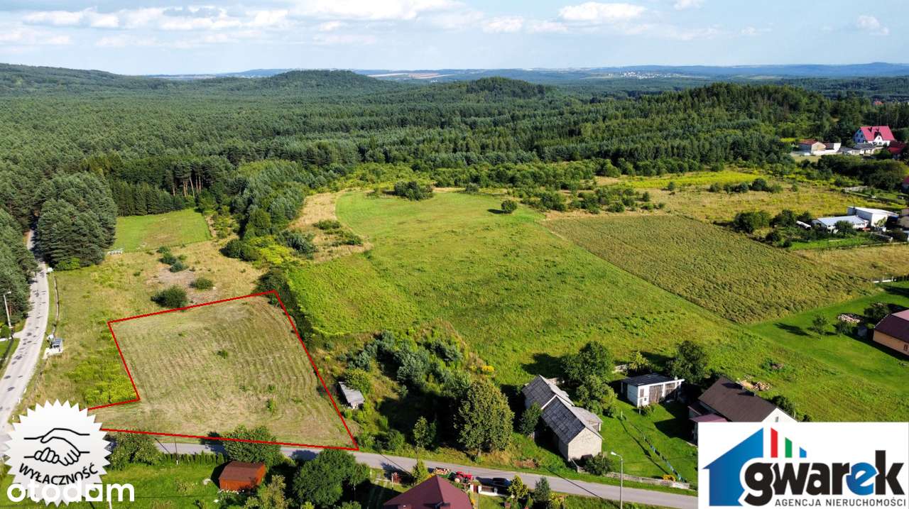 Szeroka, płaska, Działka Budowlana, 36a, Hucisko Kwaśniowskie, Klucze-5