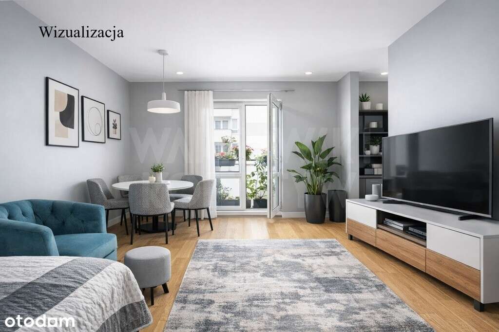 Dwa pokoje (44m2) do wprowadzenia blisko Merta-0