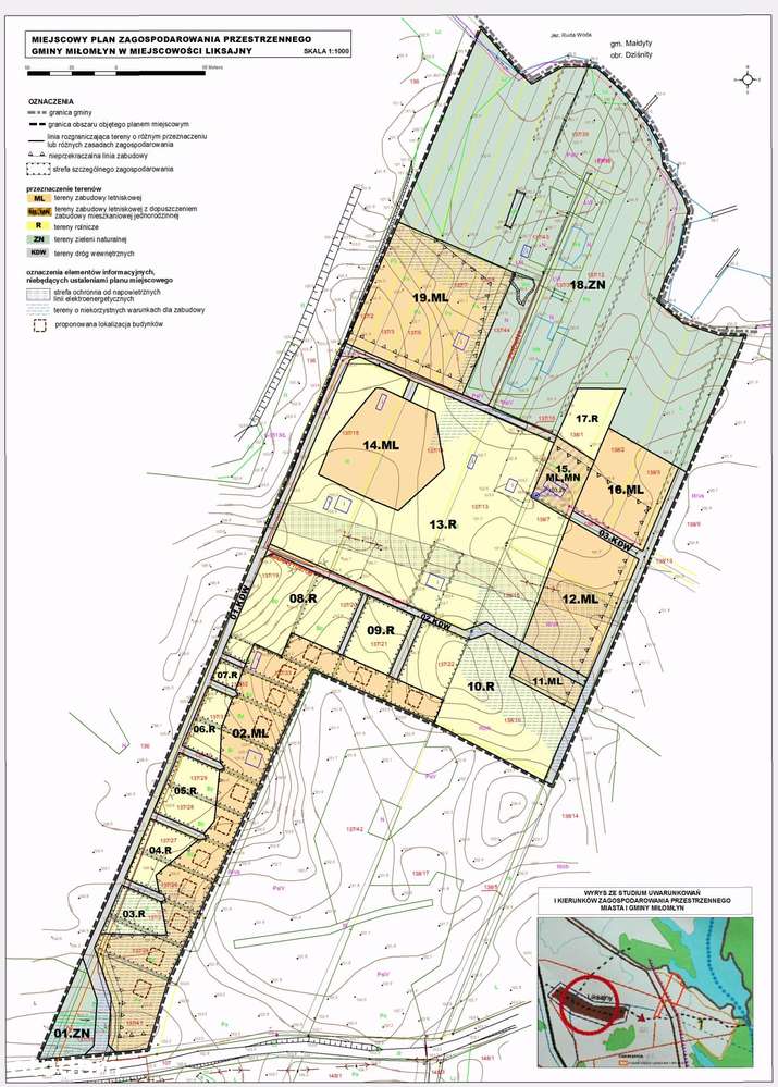 Działka budowlana w Liksajnach położona 250 m od Jeziora Ruda Woda-5