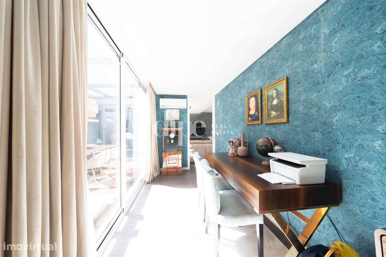 Fantástica moradia T3+1 com piscina e sala de inverno-24