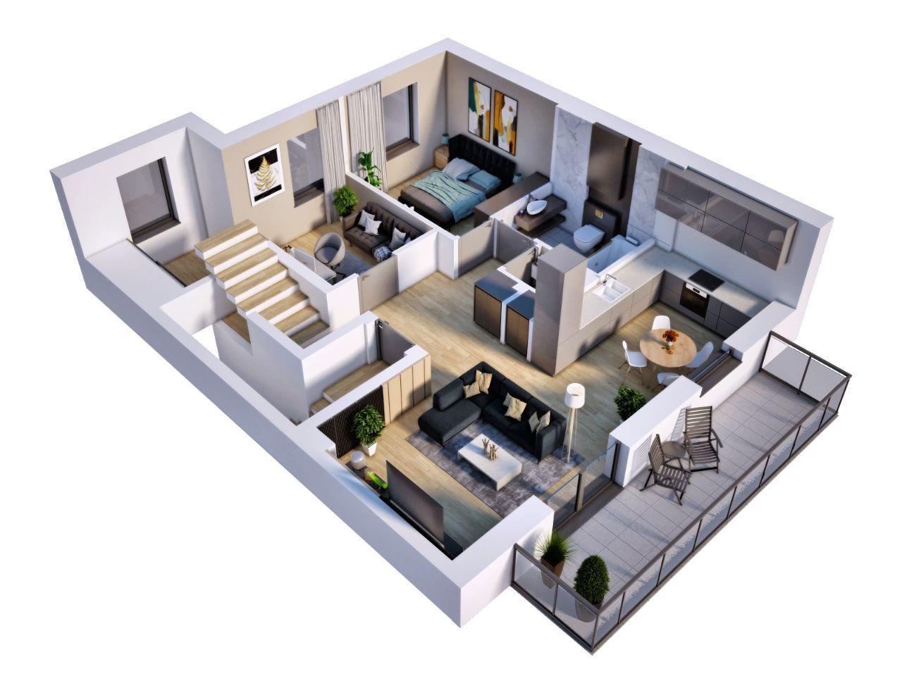 2 Mieszkania (62 m2 + 27m2) w cenie 499.500 zł