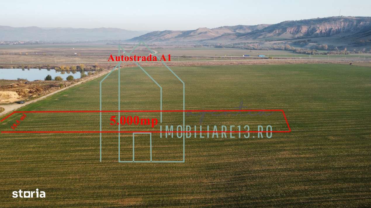 Teren extravilan pretabil pentru Hala, Depozit, zona industriala Sebes - Imagine principală: 2/2