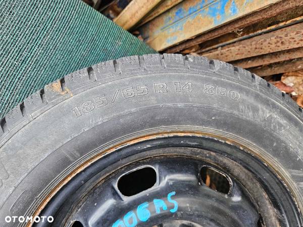 Kola Felgi R14 4x100 6J ET45 Stalowe Opony Zimowe 185/65 VW Skoda Seat - 8