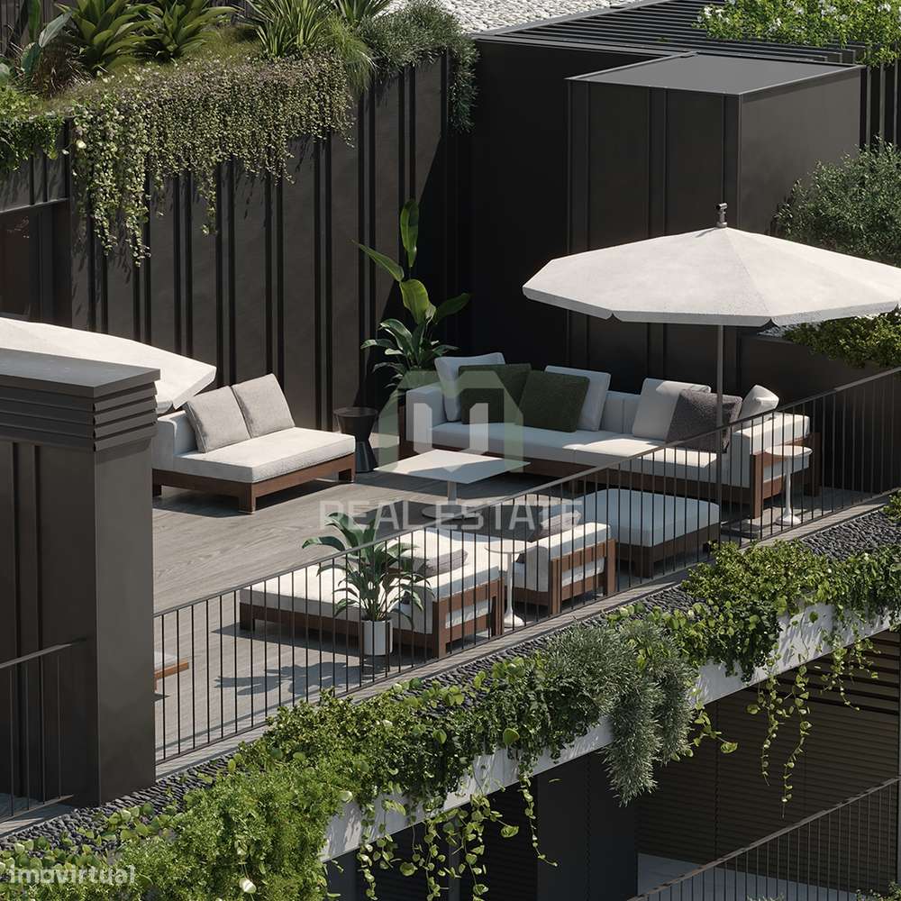 Apartamento T1+1 em Condomínio Fechado com Piscina no rooftop| Ramalde-3