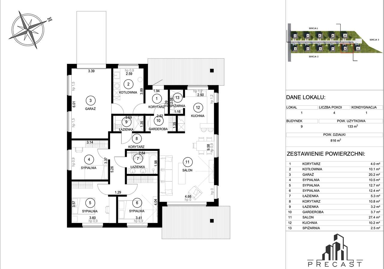 Dom parterowy jednorodzinny - Wola Przypkowska (25 min od Warszawy) #9 - Pełny obrazek: 2/7
