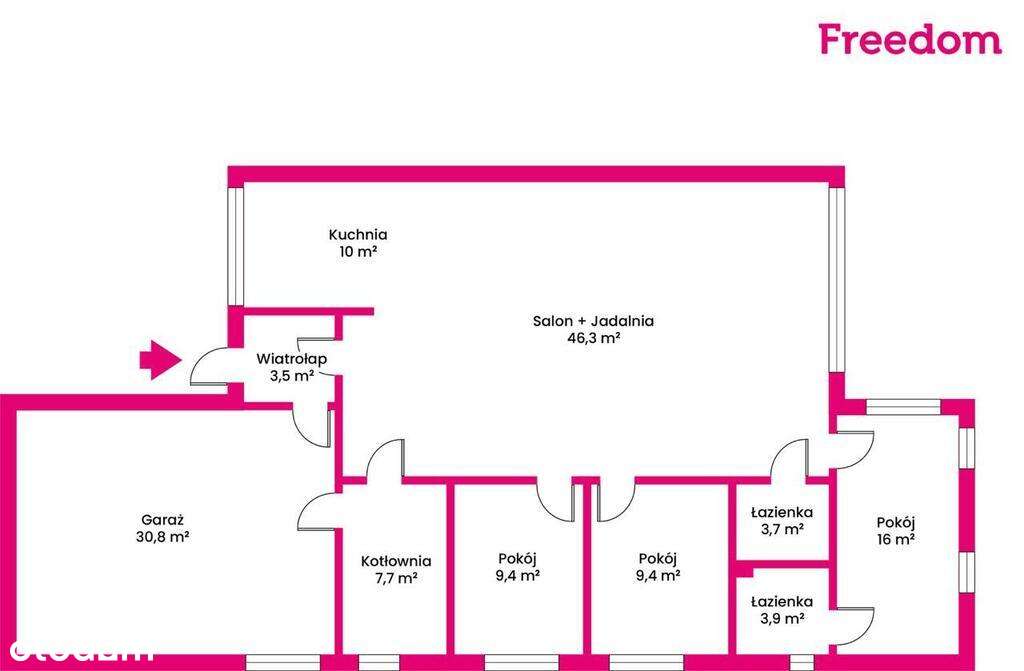 Parterowy dom w stanie surowym z dużą działką - Pełny obrazek: 5/14