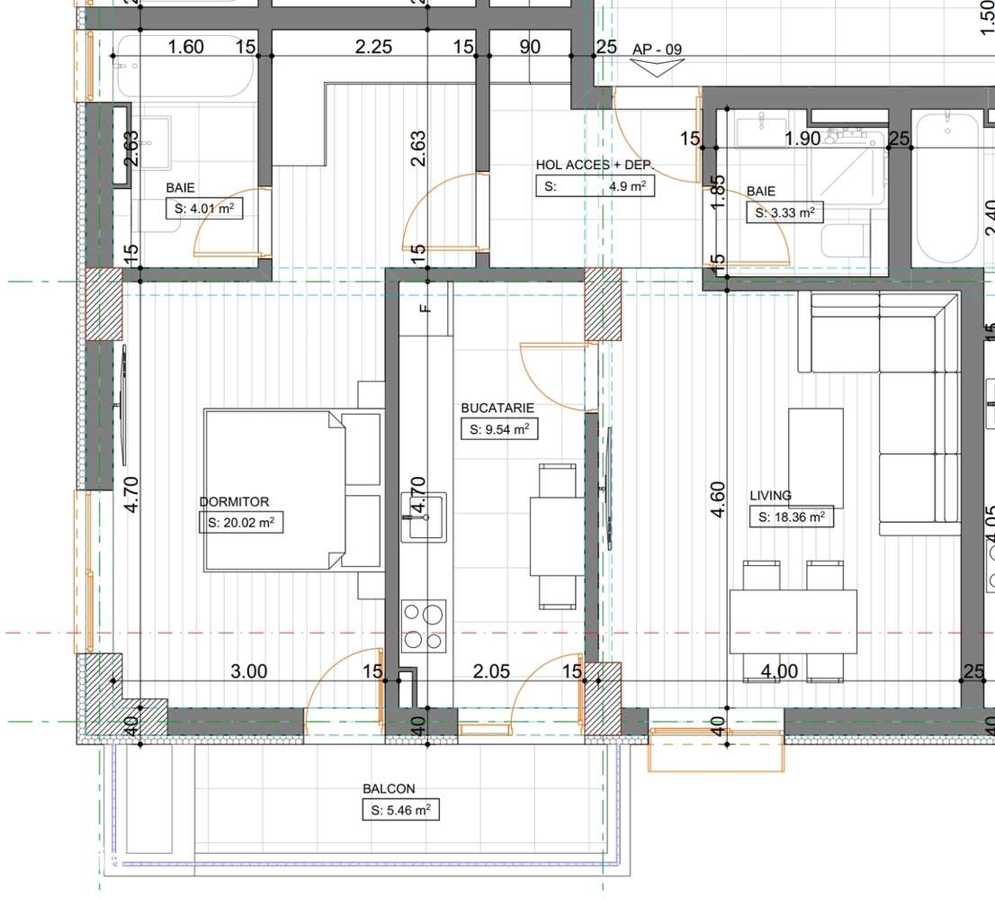 Nautica Residence XV - Baba Novac-LIDL - 66 mp utili - Imagine principală: 2/4