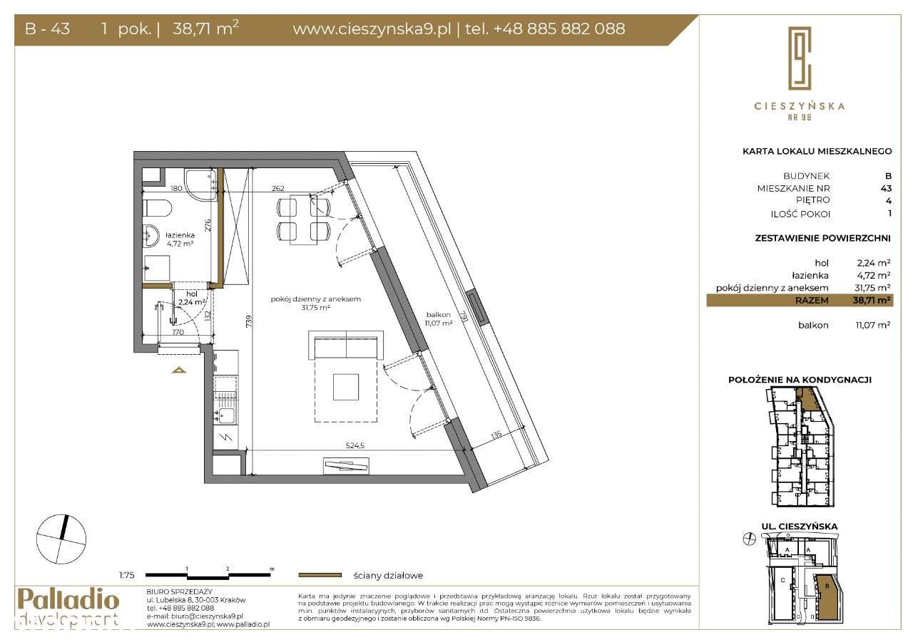 GOTOWE DO ODBIORU | Cieszyńska 9 | B-43 - Pełny obrazek: 2/7