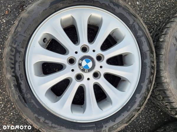 4X KOŁA 16 FELGI ALUMINIOWE STYLING 139 OPONY ZIMOWE BMW 5 E60 3 E90 1 E87 - 12