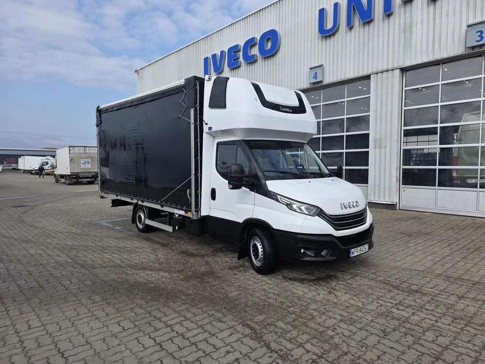 Iveco 35S18 10EP Międzynarodówka Podnoszony Dach Ledy Silnik 3L 180KM Kilka Sztuk ! Regulowana Wysokość Firanka Plandeka Skrzynia