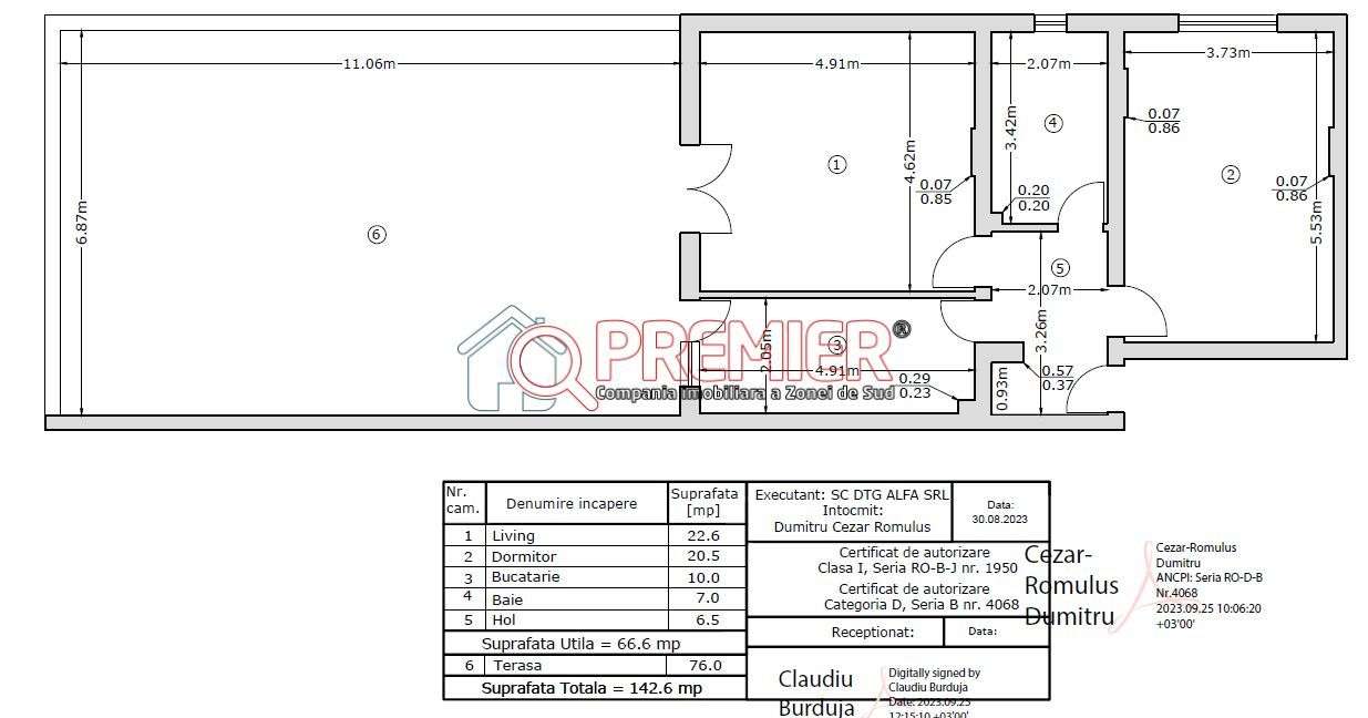 2 camere+Terasa 76 mp -Popesti Leordeni - Imagine principală: 2/11