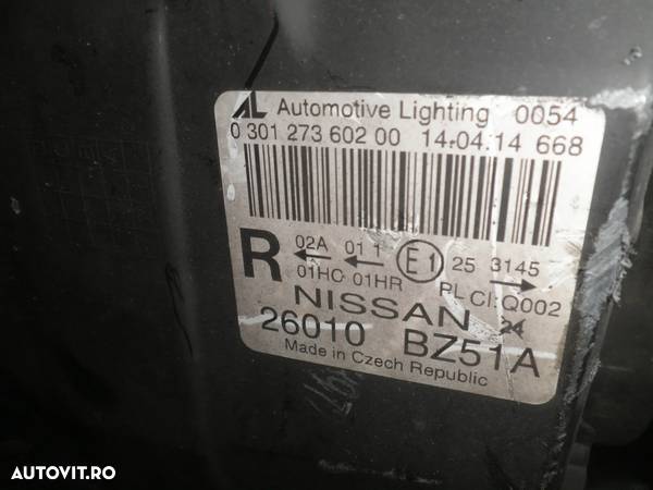 Far Nissan NV400 stanga / dreapta 030127360200 26010 BZ51A 030127360300 - 6