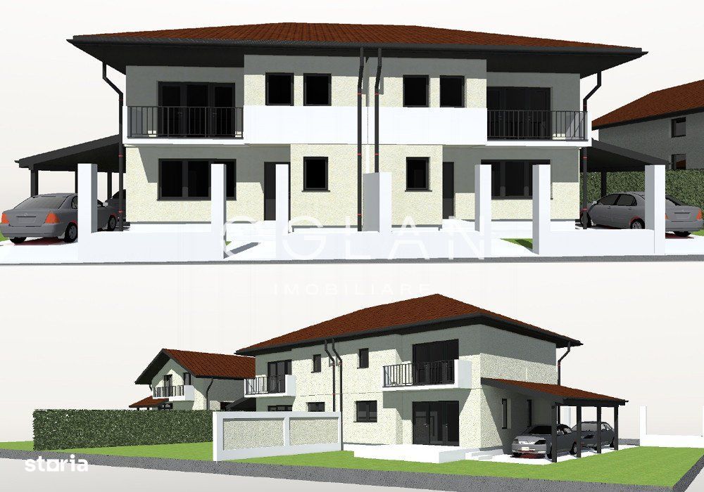 Casa Duplex cu carport, compartimentare practica Cisnadie  Central