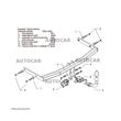 Carlig de remorcare pentru SKODA ROOMSTER  - sistem semidemontabil -cu suruburi - din 2006/- - 6