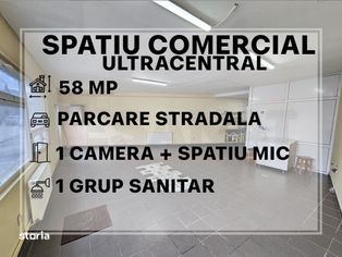 Spatiu Comercial Ultracentral, 58 mp, stradal, vitrina mare |VIDEO