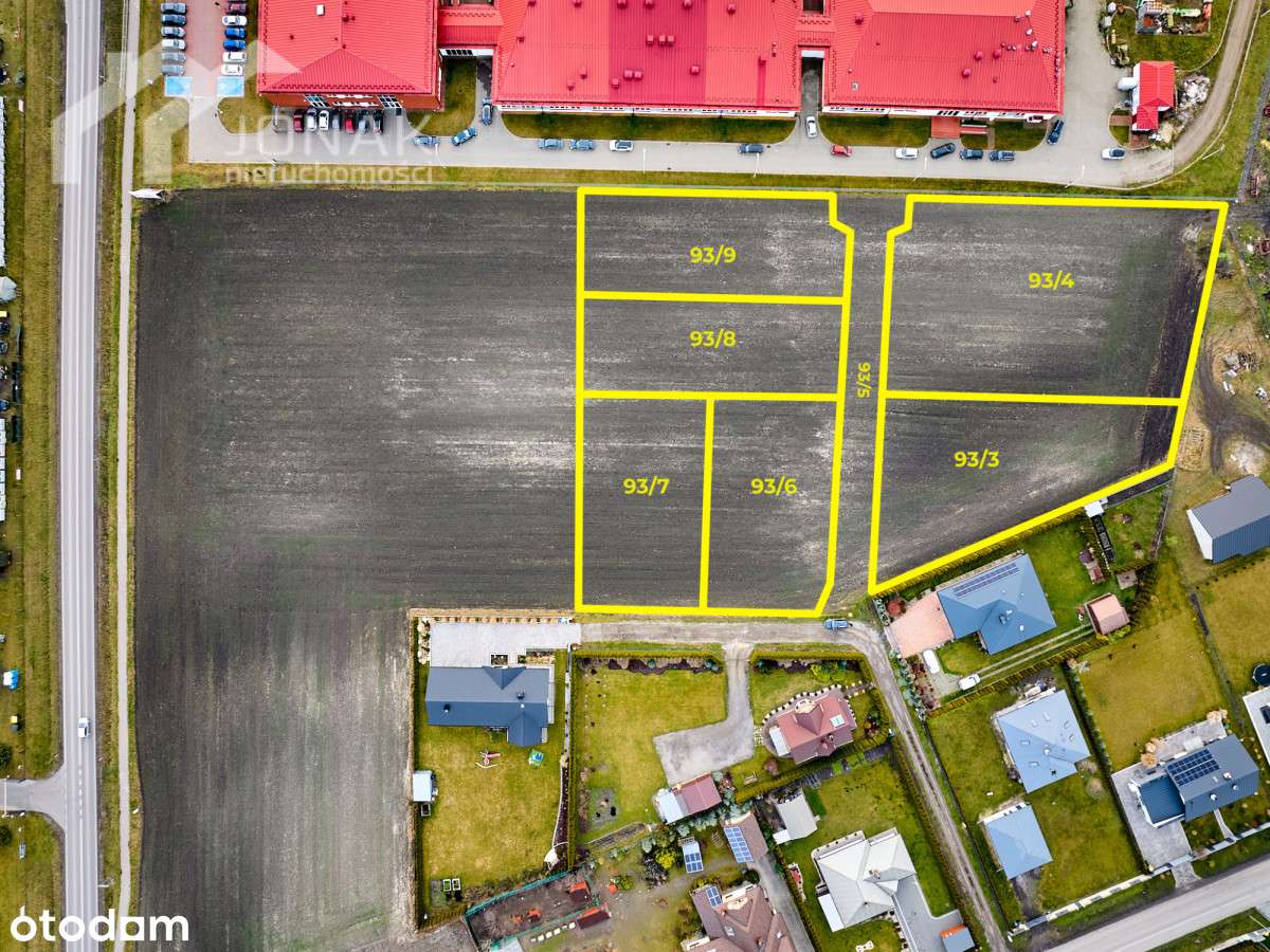 Działki budowlane 1004–1300 m² Uher 5 działek - Pełny obrazek: 3/3