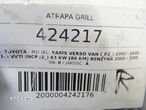 ATRAPA GRILL TOYOTA YARIS VERSO VAN (_P2_) 2000 - 2005 1.3 VVTi (NCP22_) 63 kW [86 KM] benzyna 2000 - 3