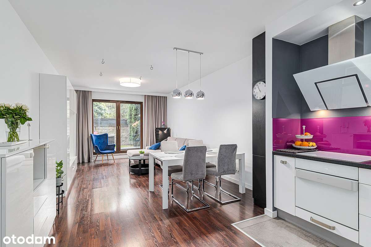 Mieszkanie 62,8 m² z ogródkiem | pełne wyposażenie | Białołęka-0