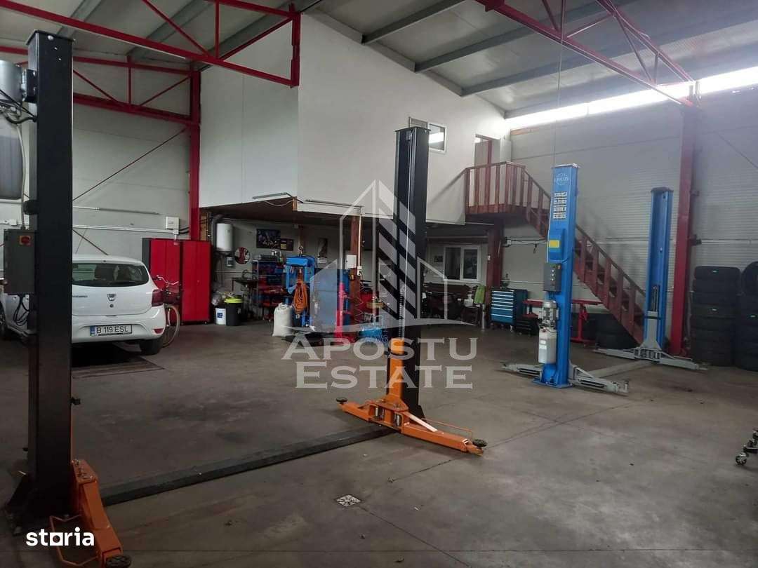 Sediu firma /birouri 60 mp/hala 160 mp/curte privata 240 mp Giroc - Imagine principală: 5/9