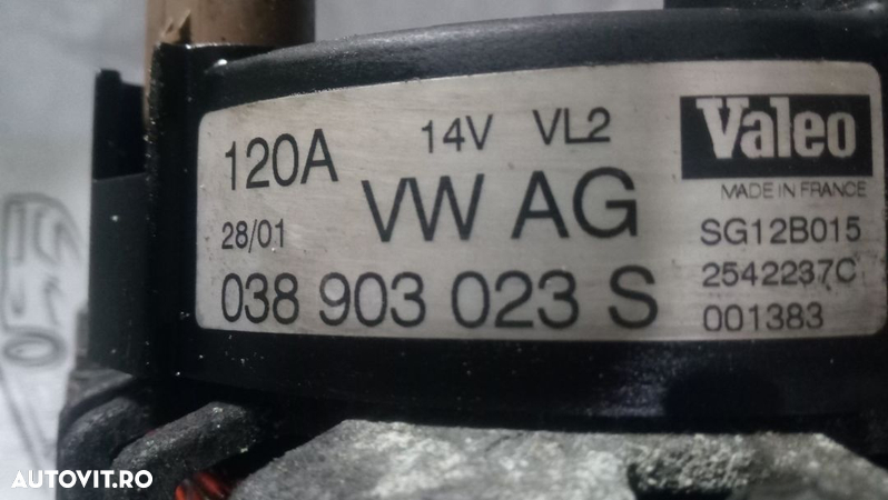 Alternator VW Golf 4 1.9 TDI ASV - 3