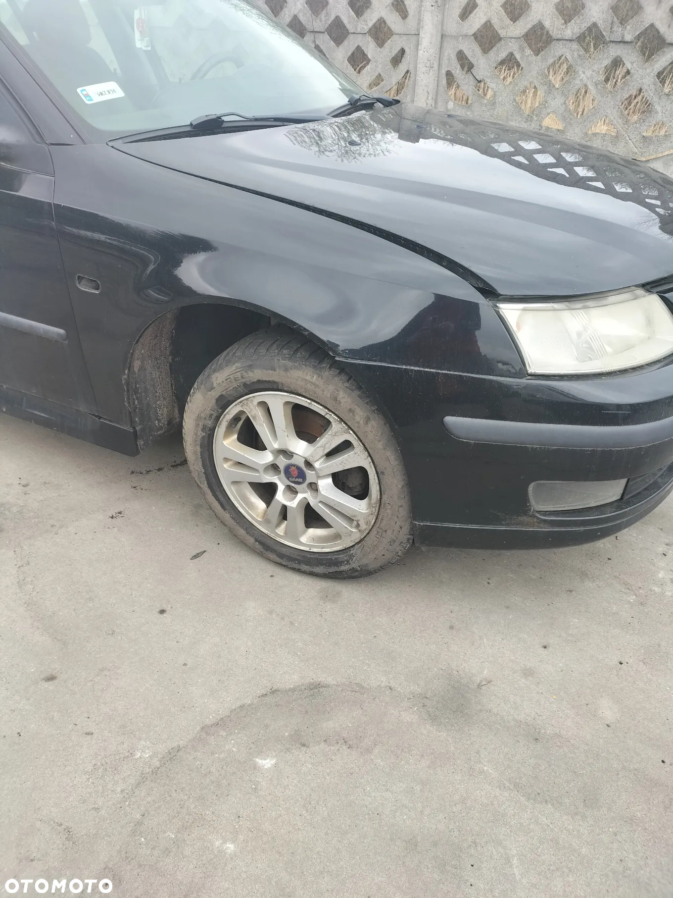 DRZWI PRAW LEWE PRZÓD TYŁ SAAB 9-3 II KOMBI LAK. 170 CZARNY - 2