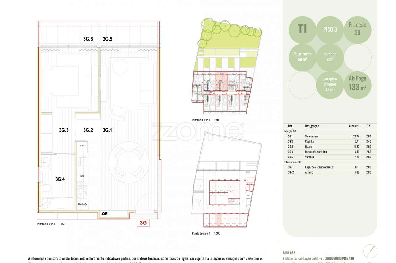 Apartamento T1 NOVO | R. Montes Burgos - Porto - Grande imagem: 5/5