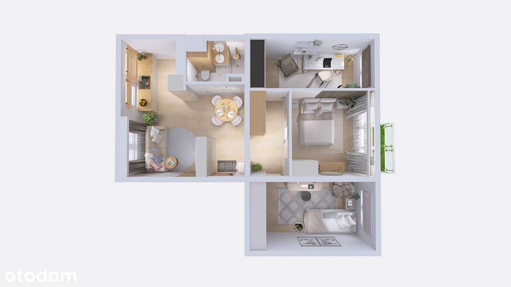 Wchodzisz i mieszkasz! 4 pokoje na Czubach - Pełny obrazek: 2/20